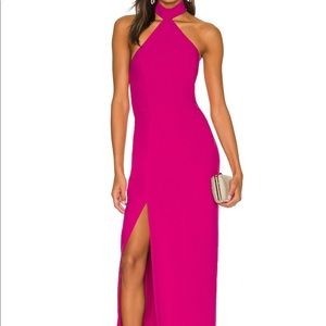 Amanda Uprichard Queen Gown in Magenta